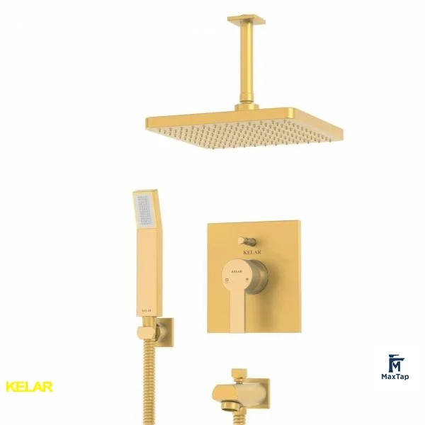 شیر دوش توکار کلار مدل فلت کلاسیک تیپ 4 1