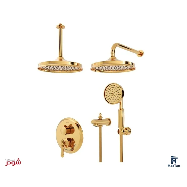 شیر توکار شودر مدل زیگموند BRASS تیپ چهار 1