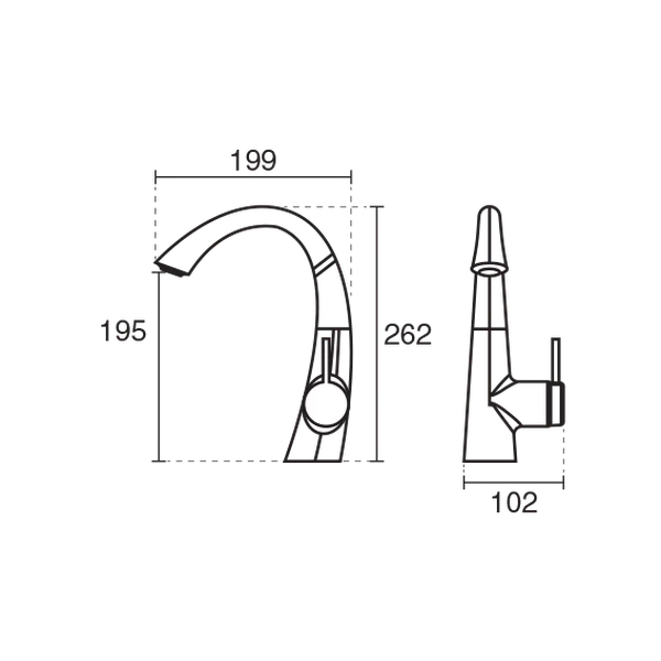 شیر روشویی زو KWC 4