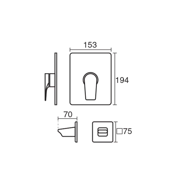 شیر توالت توکار ورونا 3