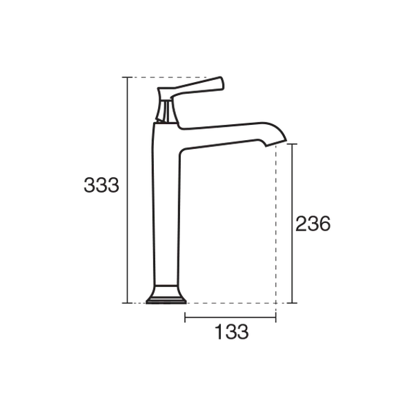 شیر روشویی کلاسیک پایه بلند KWC 2