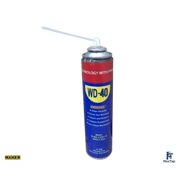 اسپری روان کننده ماهر کد WD40 حجم 300 میلی‌لیتر2