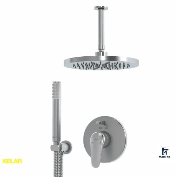 شیر دوش توکار کلار مدل فلور کلاسیک تیپ سه2