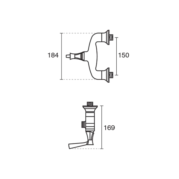شیر توالت کلاسیک KWC 2