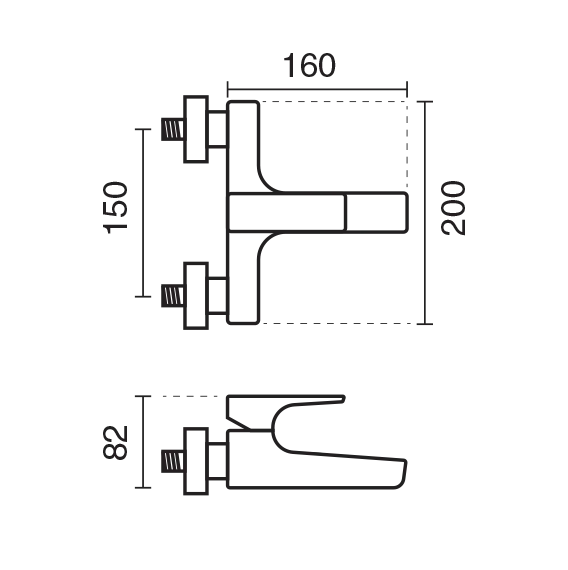 شیر حمام اراتو KWC 2