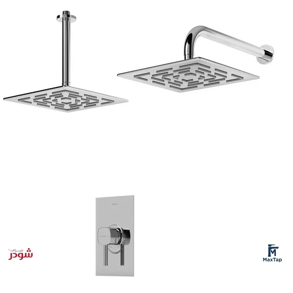شیر حمام توکار شودر مدل رومر BRASS تیپ یک