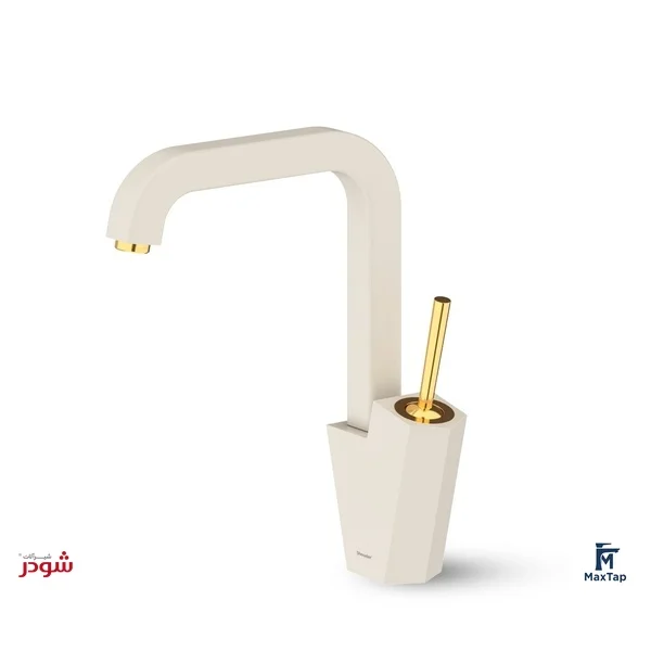 شیر آشپزخانه شودر مدل تیفانی شیری طلایی