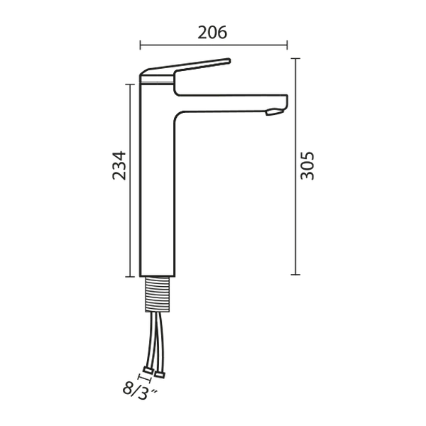 شیر روشویی دومو 2 پایه بلند 2