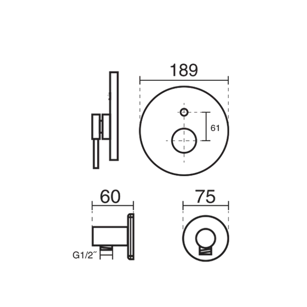شیر حمام توکار زو تیپ 3 2