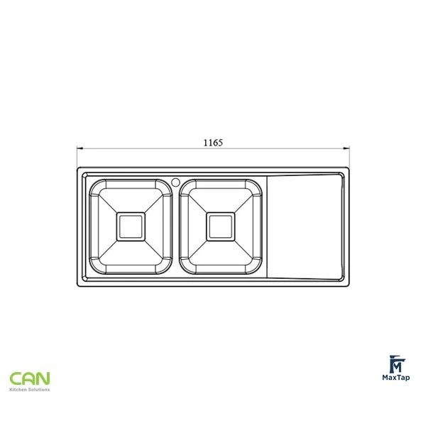 سینک ظرفشویی کن مدل 8101S 1