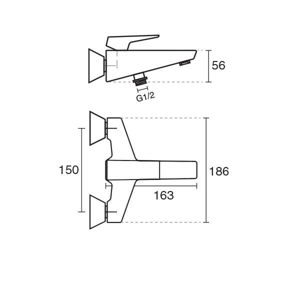 شیر حمام کواترو KWC 2