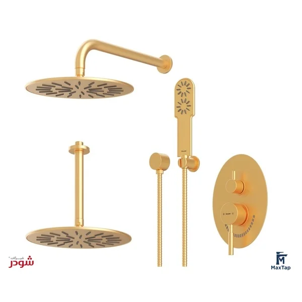 شیر توکار شودر مدل روگن BRASS تیپ سه 3
