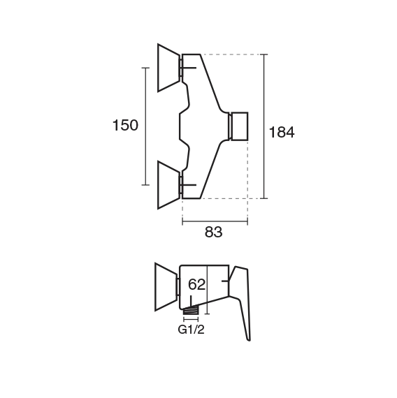 شیر توالت کواترو KWC 2