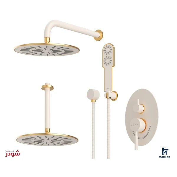 شیر توکار شودر مدل روگن BRASS تیپ سه 2