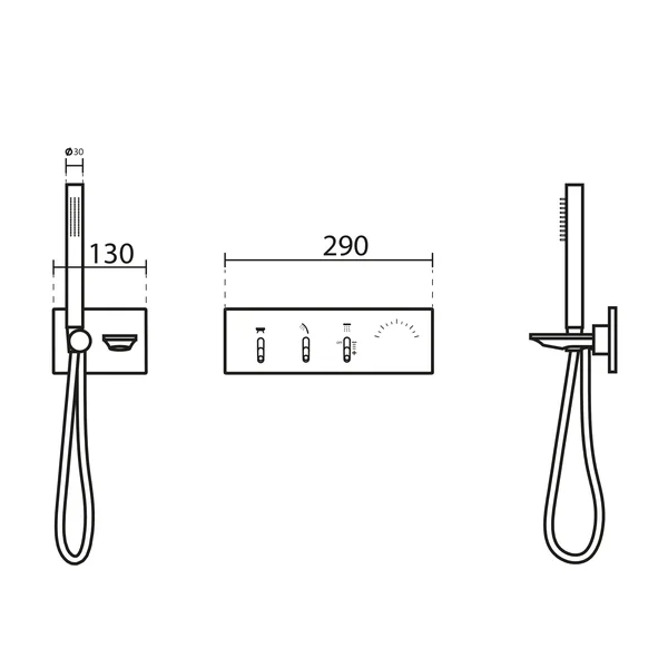 حمام توکار ملودی پرایم 1