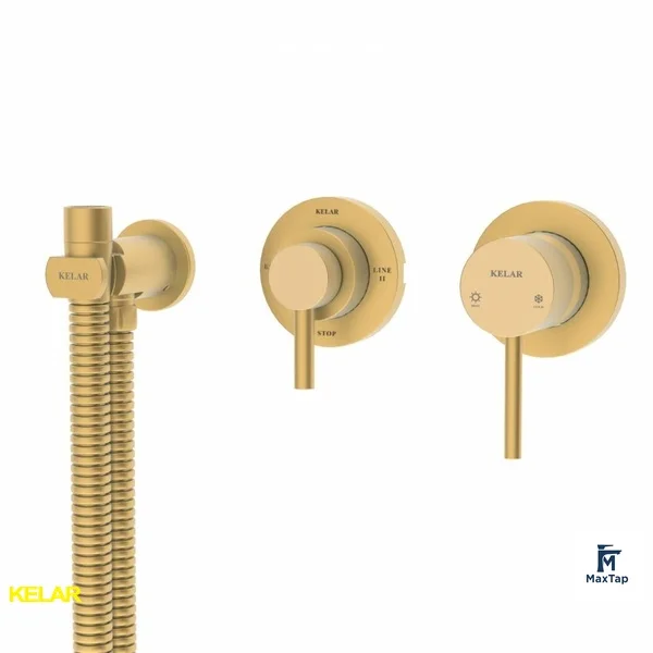 شیر توالت توکار کلار مدل فلور لاکچری بیده دار 3