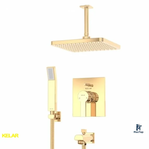 شیر دوش توکار کلار مدل فلت کلاسیک تیپ 4 3