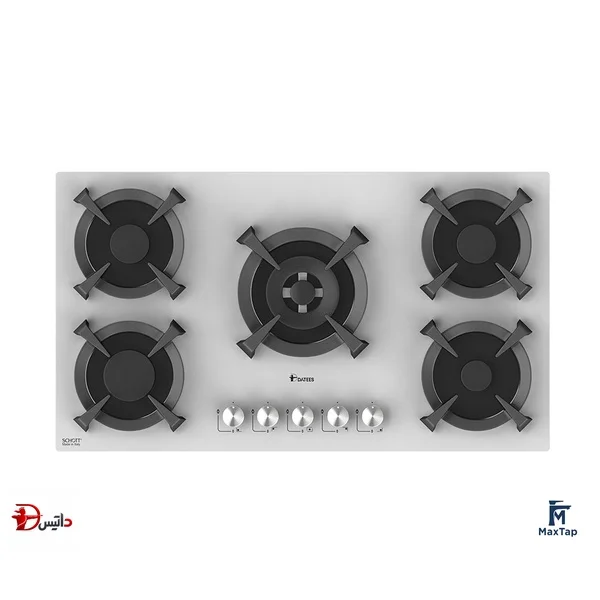 اجاق گاز رومیزی شیشه‌ای داتیس مدل DG-567U سفید