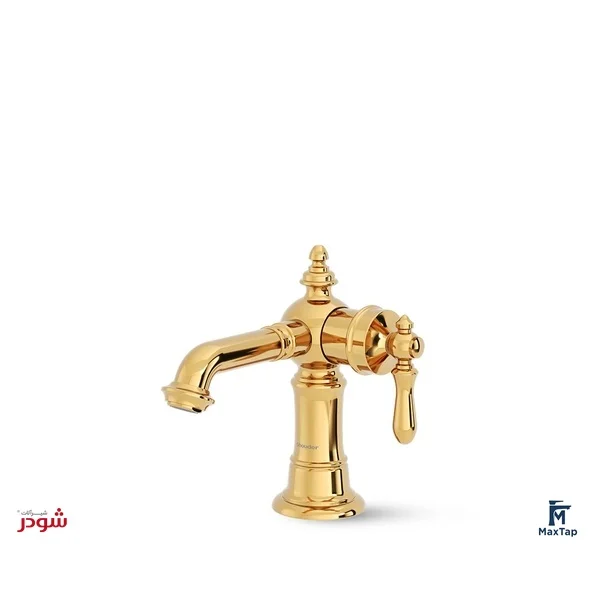 شیر روشویی ثابت شودر مدل بیزانس کروم مات
