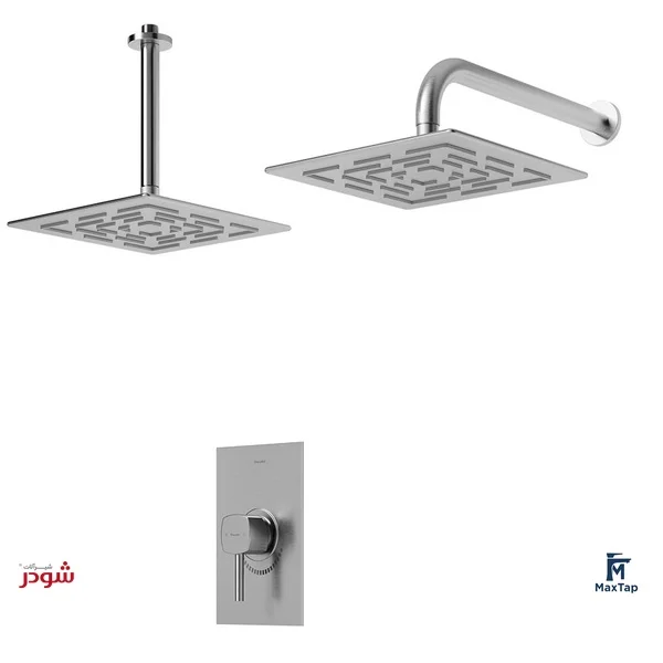 شیر حمام توکار شودر مدل رومر BRASS تیپ یک 1